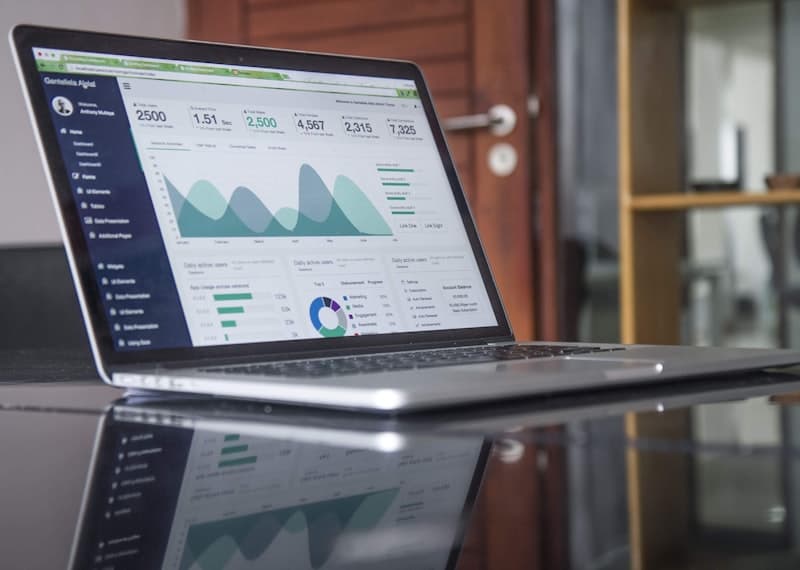 H1Site web agency results - Analytics dashboard
