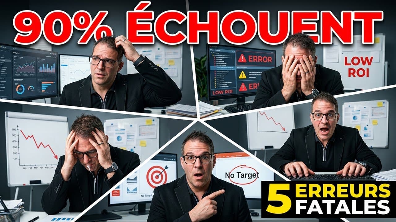 Pourquoi 90% des Marketeurs Échouent : Les 5 Erreurs à Ne Pas Faire
